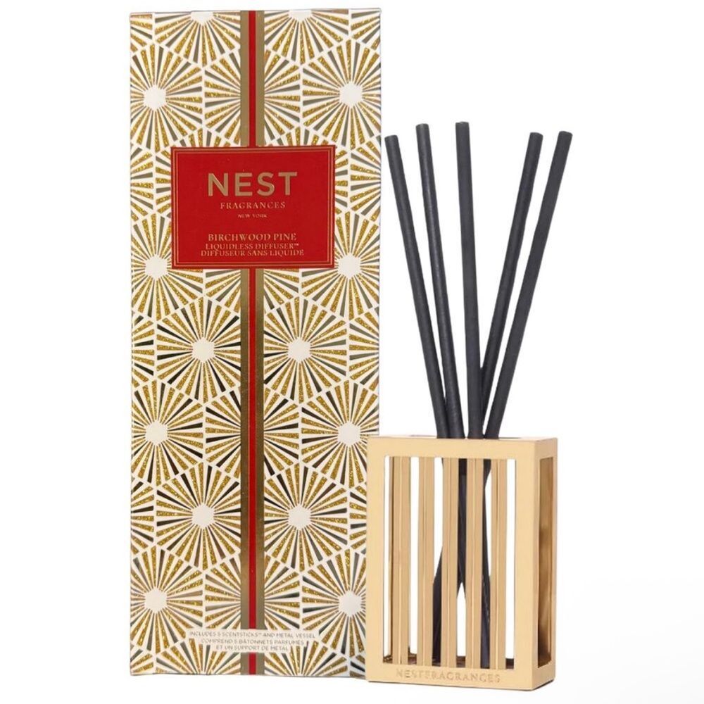 NEST Fragrances New York Birchwood Pine Liquidless Diffuser NIB Home Fragrance